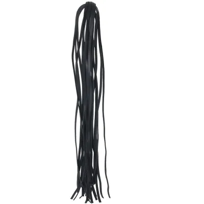 Vegan Leather Whip in Black