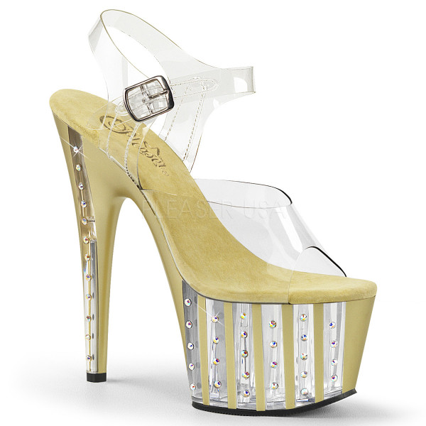 7 inches Heel, 2 3/4 inches RS Lined PF Ankle Strap Sandal — image 17 of 24