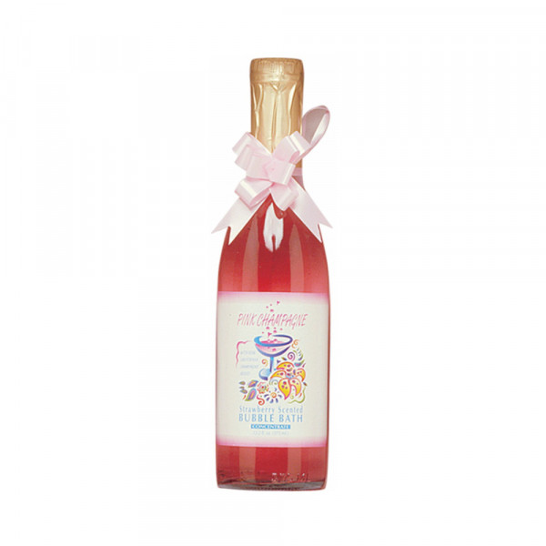 Pink Champagne Strawberry Scented Bubble Bath W/pheromones 12.2oz