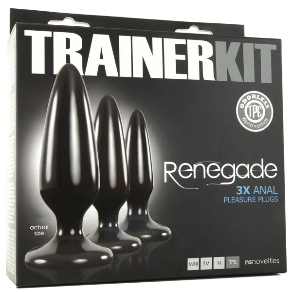 Renegade Pleasure Plug 3pc Trainer Kit
