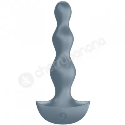 Satisfyer Lolli Plug 2 Grey 5 6 Silicone Vibrating Anal Beads