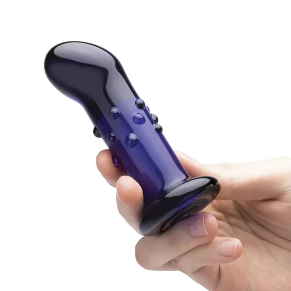 GLAS G-Spot/P-Spot Remote Controlled Vibrating Plug