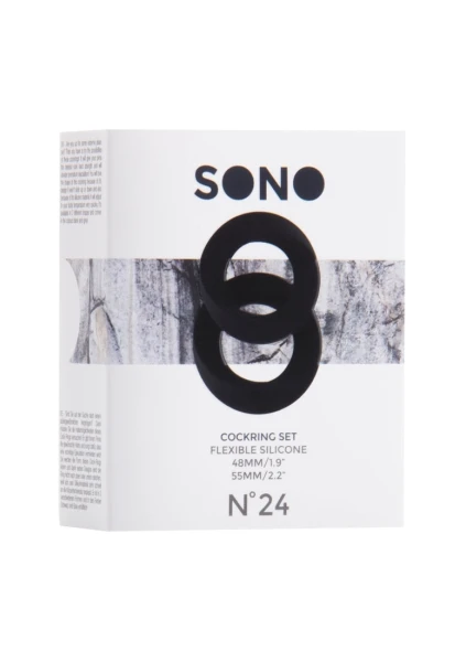 Sono No 24 Cockring Set - Black — image 5 of 5