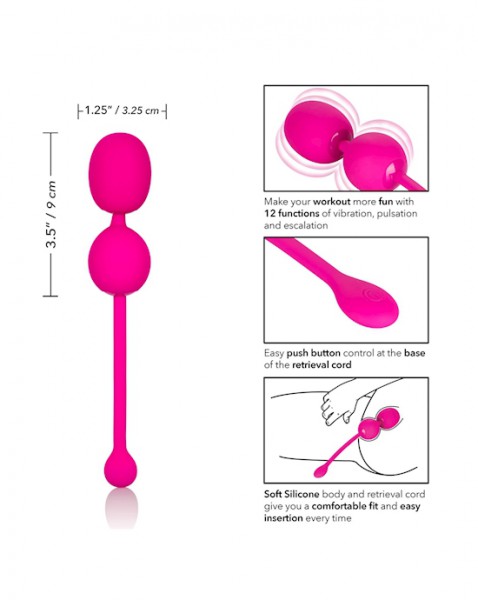Rechargeable Dual Kegel - Pink