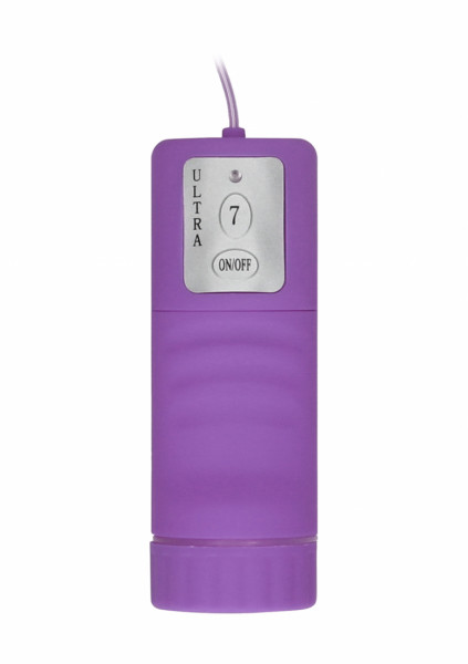 Vibrating Silicone Strapless Strapon - Purple - Vibrating Strap On
