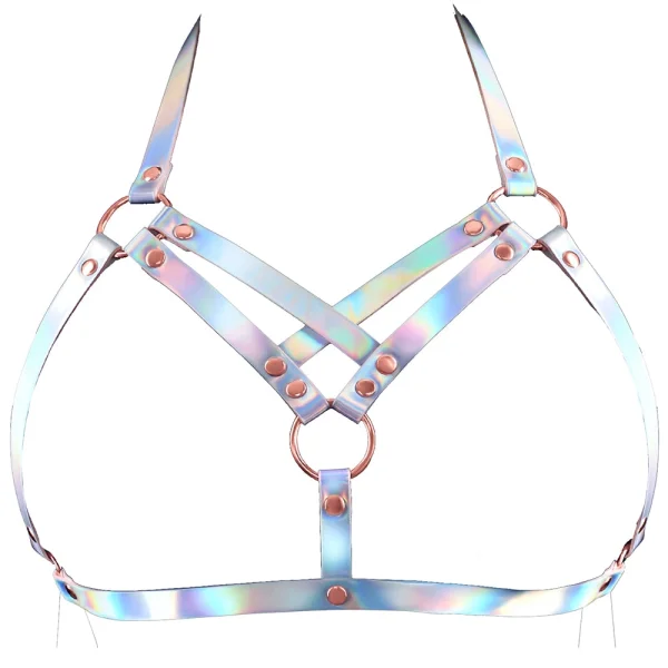Cosmo Vamp Chest Harness Large / X-Large - Rainbow