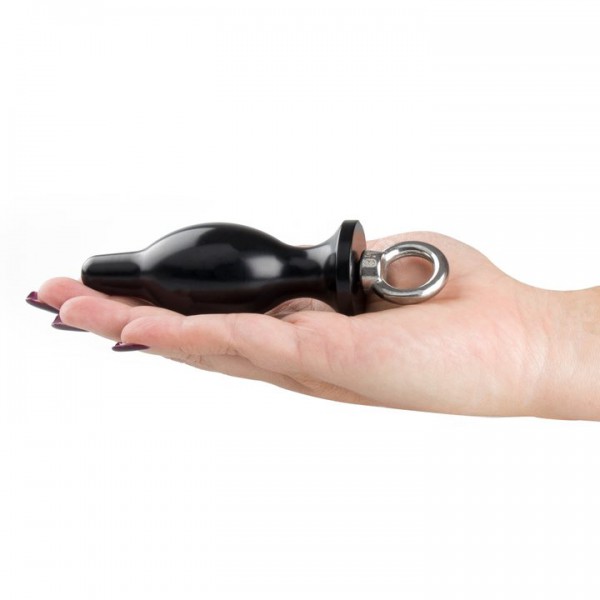 Bondara Black Metal Pacifier Butt Plug – 4, 5 or 6 Inch — image 5 of 6