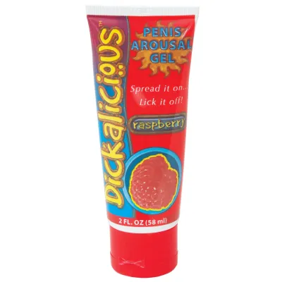 Dickalicious Penis Arousal Gel 2 oz Raspberry