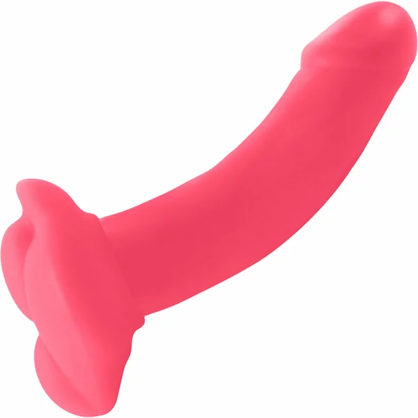 Bumpher Soft Silicone Dildo Base for Harness Play - Sweet Pink