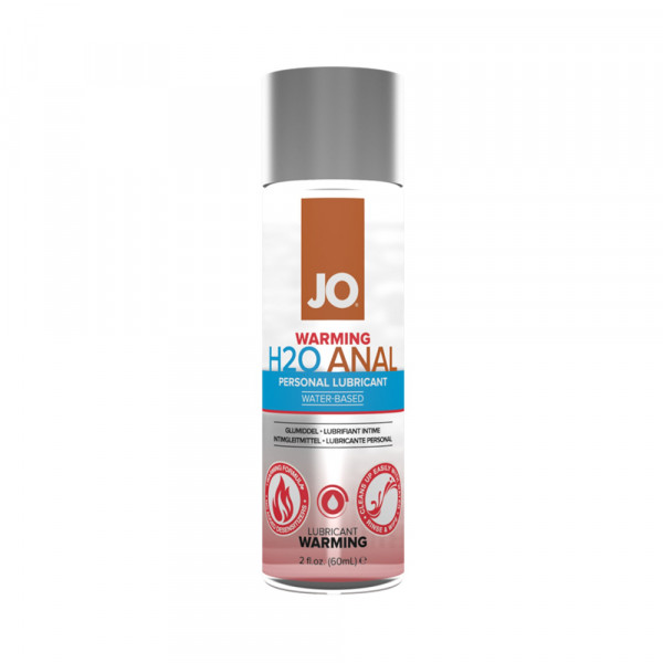 Jo H2O Warming Anal Water Based Lubricant 2 oz