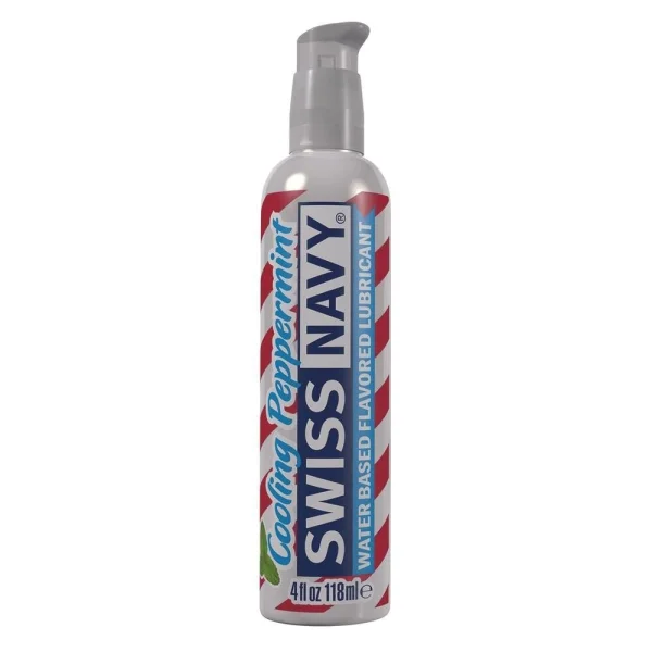 Swiss Navy Cooling Peppermint - Water-Based Flavored Lube | 1oz