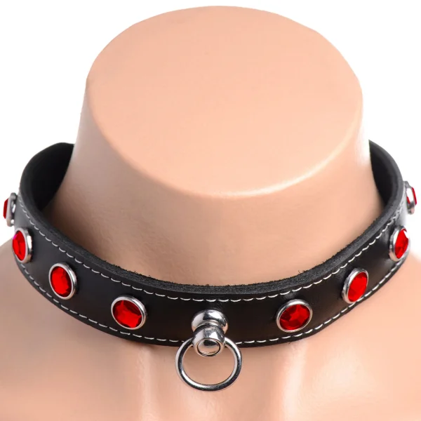 Master Series Fierce Vixen Leather Choker