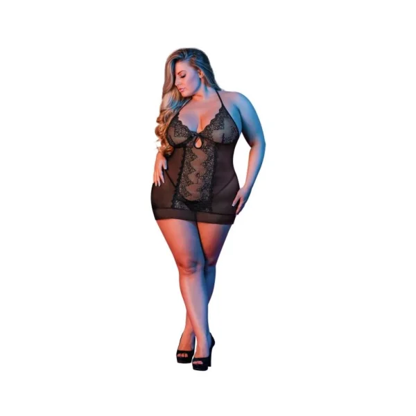 Magic Silk Sexy Time Chemise & G-set Black Queen Size — image 4 of 9