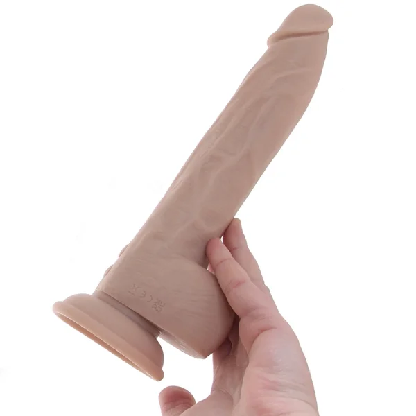 Thrust In Me Silicone Thrusting Vibrating Realistic Dong With Remote By Evolved Novelties - Vanilla