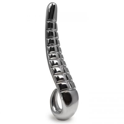 Hot Hardware Devil s Tongue Stainless Steel Dildo 7 Inch