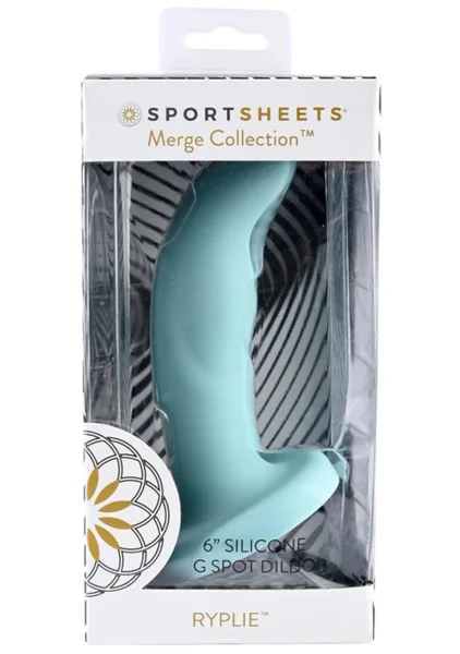 Sportsheets Ryplie 6” Silicone Dildo Sky Blue — image 6 of 11