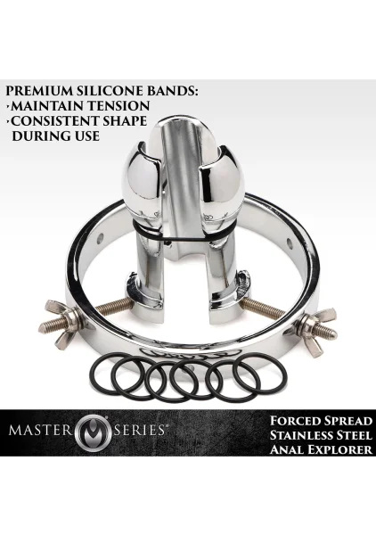 Forced Spread Stainless Steel Anal Explorer — image 7 of 24