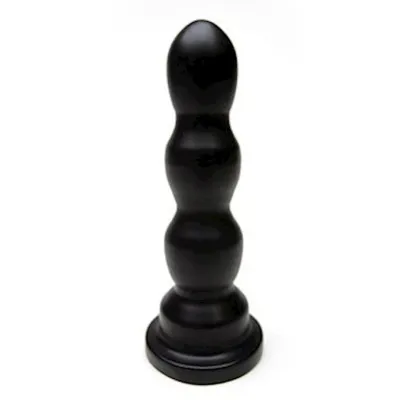 Buck Beaded Butt Plug Black