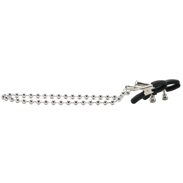 Beaded nipple clamps
