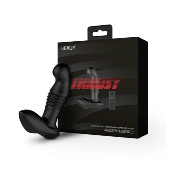 Personal Massagers: Nexus Thrust Prostate Edition Thrusting Vibrating Prostate And Perineum Massager Black