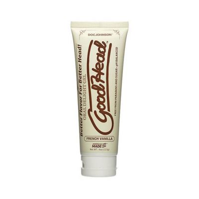 Goodhead Oral Delight Gel 4 Oz Tube French Vanilla French Vanilla