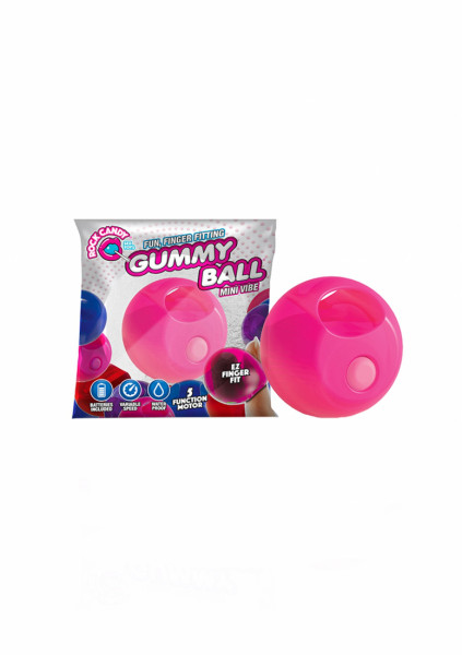 Gummy Ball - Pink Bullet Vibrator