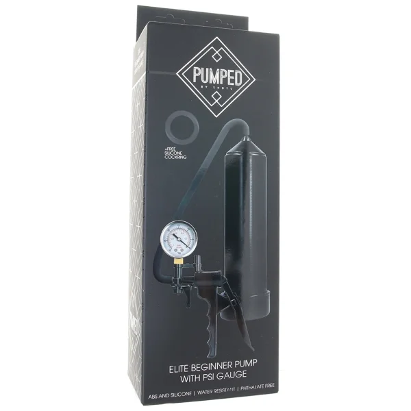 Pumped Elite Beginner Pump and PSI Gauge
