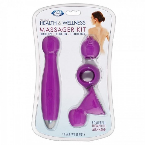 Premium Massager Kit - 4 Piece Set by Cloud9