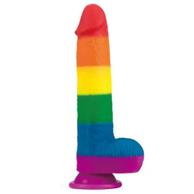 Lovetoy Prider 9 Inch Rainbow Dildo