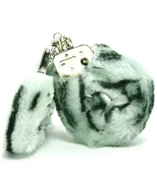 Plush Love Cuffs Zebra