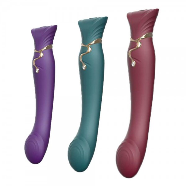 QUEEN SET By Zalo G-spot PulseWave Vibrator with Suction Sleeve