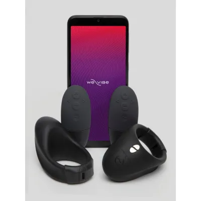 We Vibe Tease Us Bond Vibrating Silicone Cock Ring Boxed Set