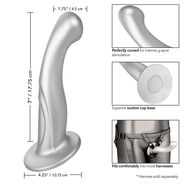 Sensual Probe Dual-Density Strap On Silicone Dildo