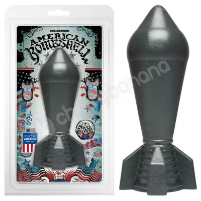 American Bombshell Shock Wave Grey Butt Plug