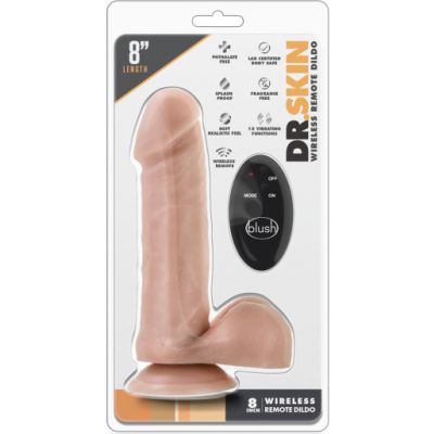 8 Dr Skin Vibrating Cock Remote