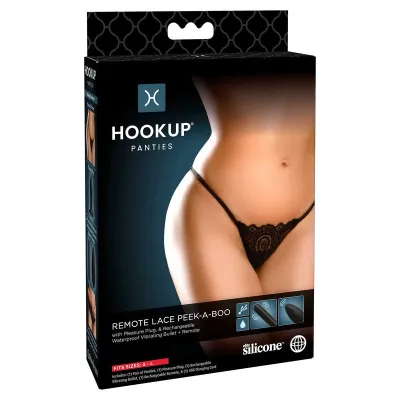 Pipedream Products Hookup Panties Remote Lace Peek a Boo