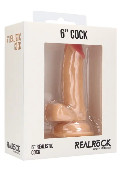 RealRock Ultra Silicone Dildo with Balls - 7" — image 15 of 25