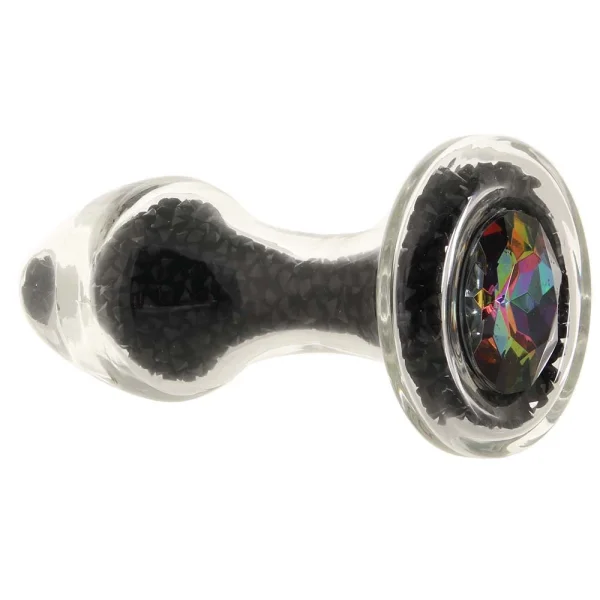 Stardust Glam Black Crystal Butt Plug