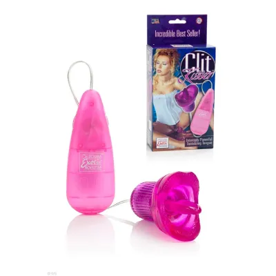 California Exotic Kisser Remote Controlled 3 5 Mouth Clitoral Stimulator with Tongue