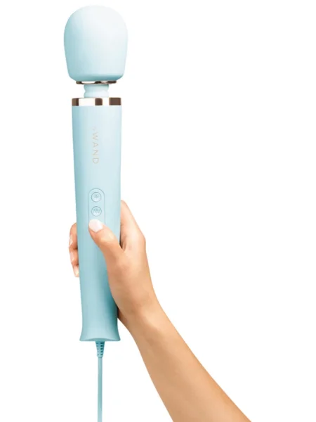 Powerful Plug In Sky Blue Massager - Le Wand