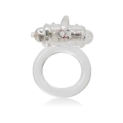 One Touch Flicker Clear Vibrating Ring