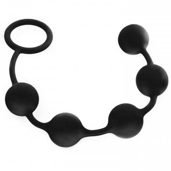Secret Superpower Black Silicone Kegel Balls – 62g