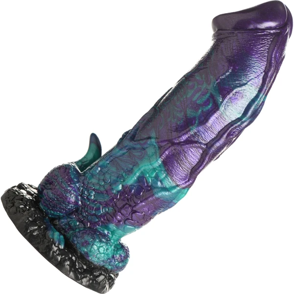 Dino-Dick 9" Silicone Suction Cup Dildo By Creature Cocks - XL