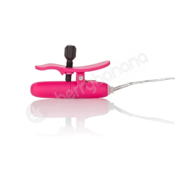 Nipple Play Pink Vibrating Heated Nipple Teasers