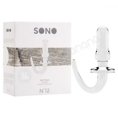 Sono No 12 Clear Tailed Butt Plug