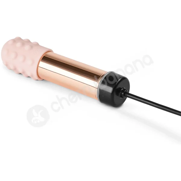 Le Wand Rose Gold Chrome 15 Speed Powerful Bullet Vibrator