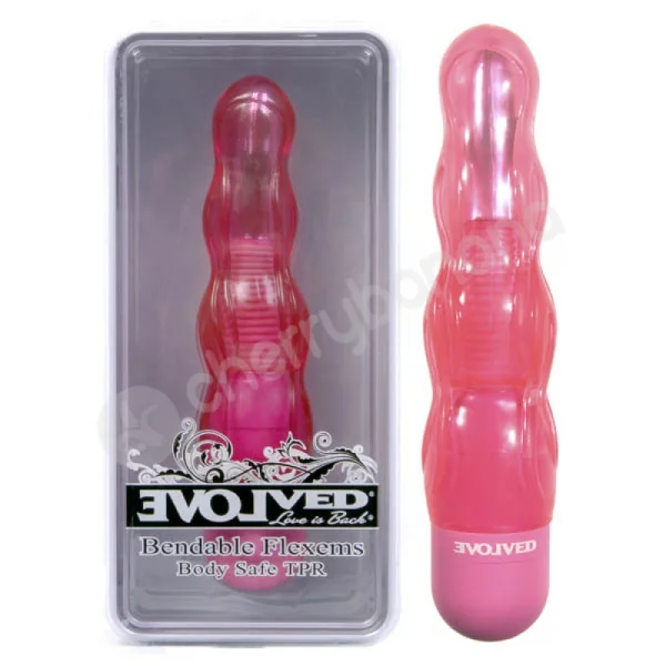 Bendable Flexems Flame Pink Vibrator