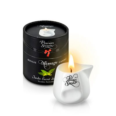Plaisirs Secrets Massage Candle Ylang Patchouli