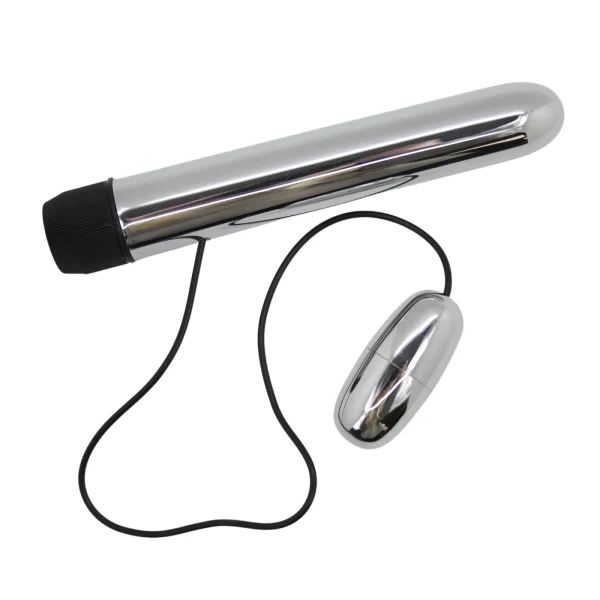 Dual Silver Vibrator & Bullet Combo