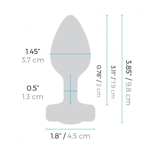 b-Vibe - Vibrating Jewel Anal Plug With Remote